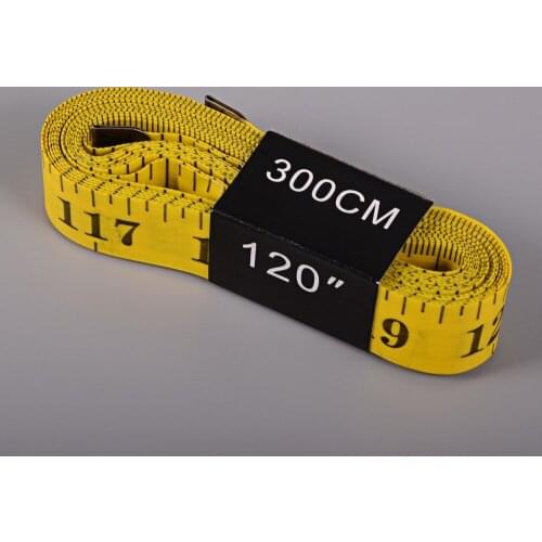 EHDIS 3 Meter 120" Flexible Soft Measure Tape with Magnet for Auto Vinyl Wrap Carbon Fiber Film Measuring Tailor Sewing CN041