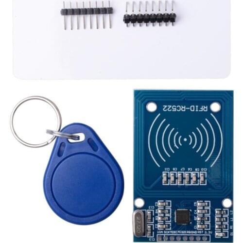 BlueRaven MFRC-522 RC522 RFID RF IC Card Inductive Module for Arduino UNO 2560 ( S50 White Card + Key Ring )