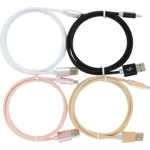 Micro USB Type C Mobile Phone Cables 1M 2M 3M 25CM Fast Charging Data Wire for iPhone 11 pro XS Max Xiaomi Android Cord 100pcs