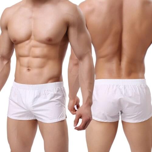 Men Underwear Cotton Boxers Colorful Loose Shorts Mens Panties Big Short Breathable Flexible Shorts Boxers Home Underpants