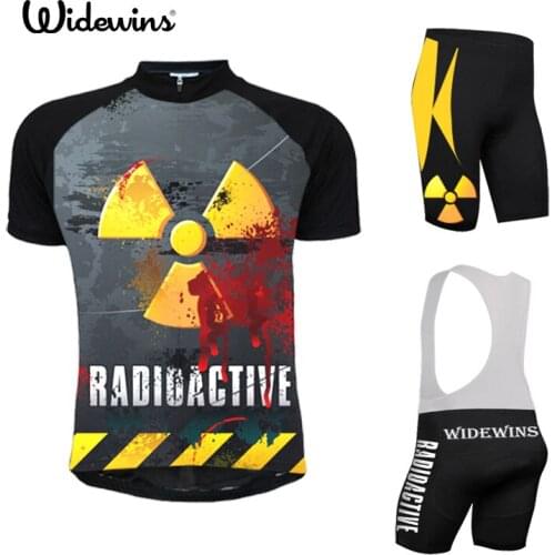 New Pro Team Bicycle Sports Cycling Jersey radioactive Short Sleeve Summer Cycling Clothing Maillot Bike Ciclismo Cycling 7182