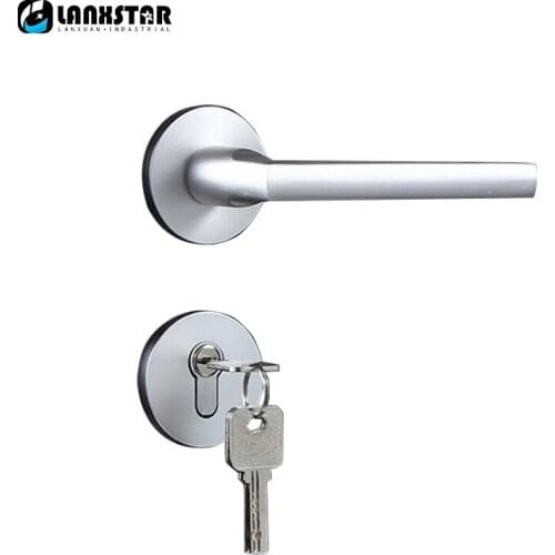 Brand New High Strength Space Aluminum Handle Split Lock Manufacturers Supply Interior Door Handle-locks