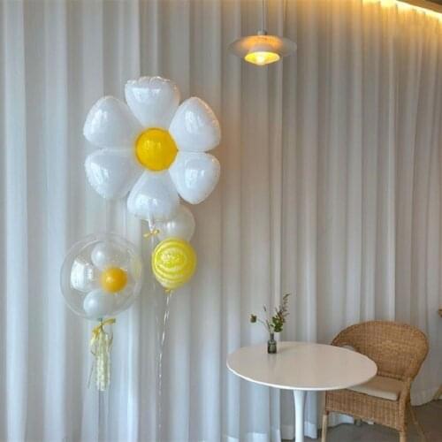 New Flower Aluminum Film Balloon Birthday Party Wedding Decoration Toy Baby Shower Anniversary Christmas Gift