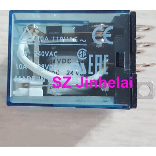 OMRON LY4N-J 24VDC Authentic original 14Pin Relay LY4NJ DC24V 10A 4NO 4NC