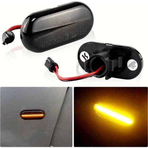 Led Dynamic Side Marker Turn Signal Lights For Dacia Duster Dokker Lodgy Renault Megane 1 Clio1 2 KANGOO ESPACE Smart Fortwo 453