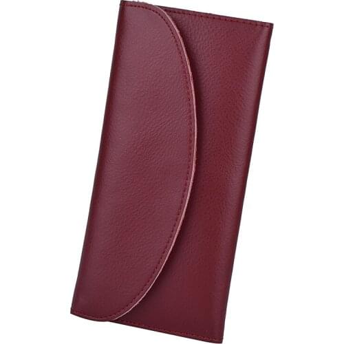 Women Card Cover Purse Slim Long Clutch Bag Simple Fashion Housekeeper Card Case Soft PU Leather Credit Card Holder Wallet