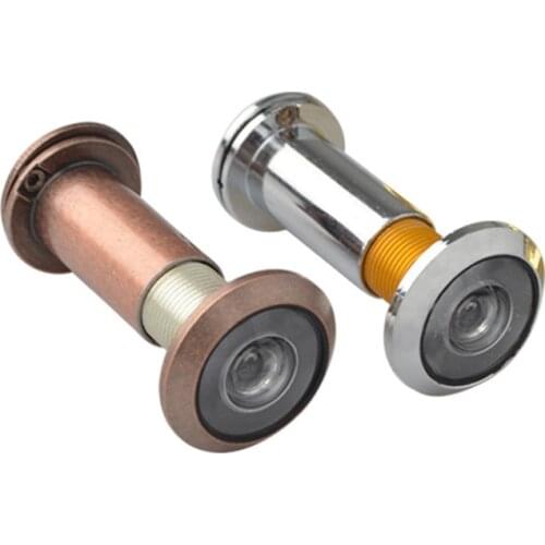 1pcs 220 HD Anti-peeping Door Viewer 16 26 35mm Matte HD Lens with Cover Metal Cat Eye security for home Door view