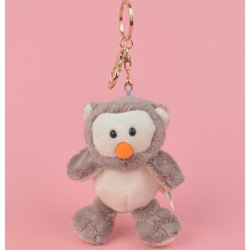 1pcs Mini Props Owl Ornaments Hanging Pendant Up Gifts Cute Christmas Soft Plush Stuffed Doll Collectible Boys Girls Plush Toy