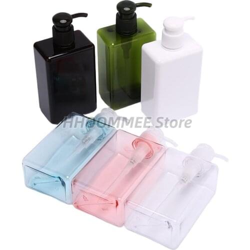 1X 280ml Portable Travel Pump Soap Dispenser Bathroom Sink Shower Gel Shampoo Lotion Liquid Hand Soap Pump Bottle Container