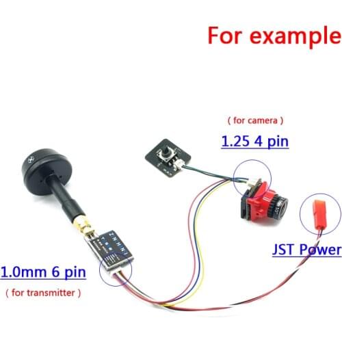 5.8G image transmission transmitter video output cable signal wire FPV launch map transmission AV cable for TS5823 Pro TS5887