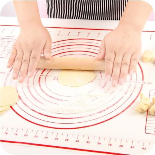 60*40CM Silicone Kneading Mats Baking Kneading Dough Mat Dumpling Pads Cushioning Pads Nonstick Slabs Rolling