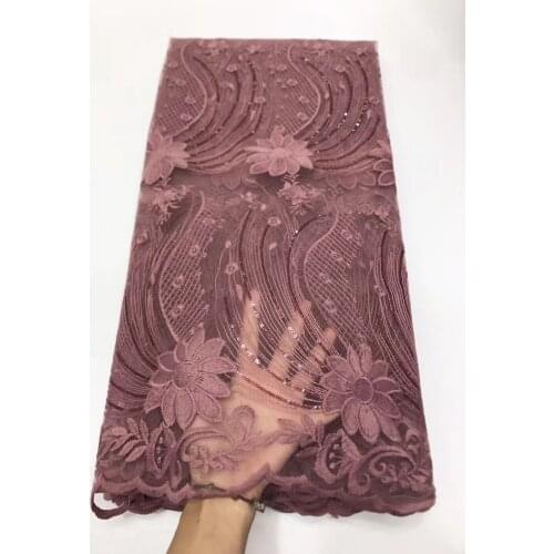African Lace Fabric 2021 High Quality Lace French Tulle Lace Fabric Nigeria Net Lace Fabric J3516