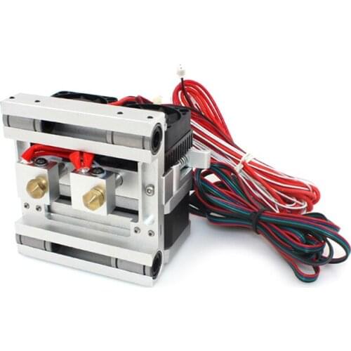 3D printer accessories MK10 double nozzle extruder kit Makerbot 2 metal extruder