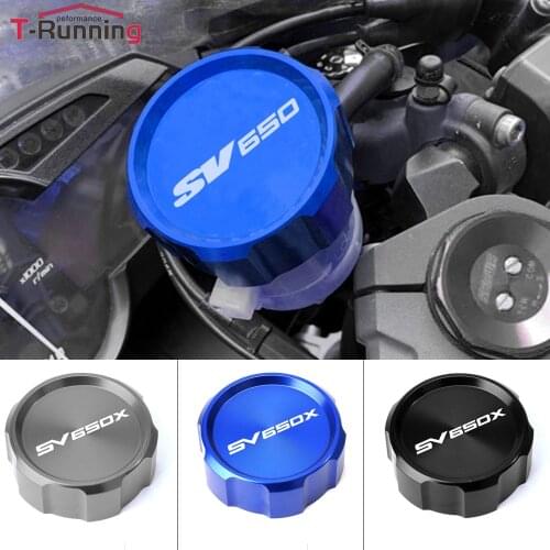 Motorcycle Accessories Front brake Fluid Reservoir Cap Cover For SUZUKI SV650X 2018-2020 SV650 SV 650 1999-2008
