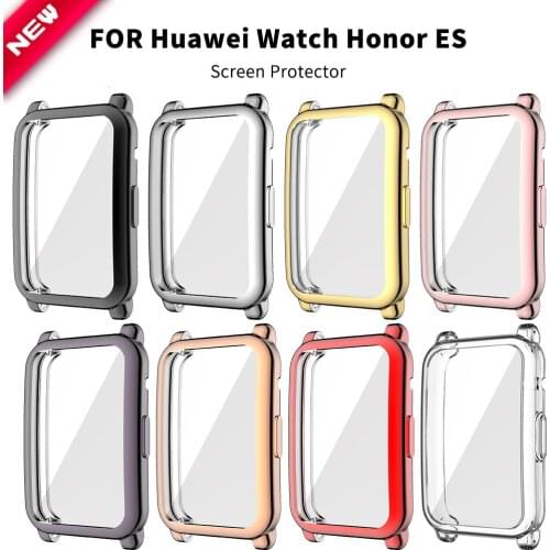 TPU Cover for Huawei Honor Watch ES Case Screen Protector Soft Shell for Huawei Honor ES Case Smartwatch Accessories