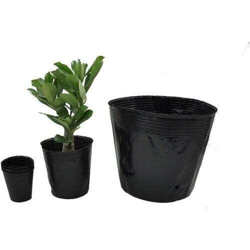 Nursery bag Thickening Black Plastic Seedling Bag High Quality Nutrition Cup