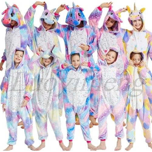 Children Blanket Sleepers Fannel Animal One-piece Pajamas Long-Sleeved Cartoon Pyjamas Kids Home Service Big Boys Girl Clothes
