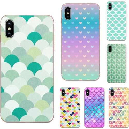 For LG G7 ThinQ G5 G6 K50 Q60 K40 K8 Q7 2018 2017 V40 V30 V20 V10 Cell Phone Case Colorful Polka Dot Mobile Mermaid