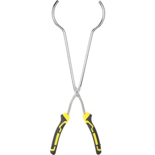 Graphite Melting Furnace Pliers Tool for Moving Pouring Liquid Metal from Crucibles Hand Tools Barbecue Tool Anti-Slip