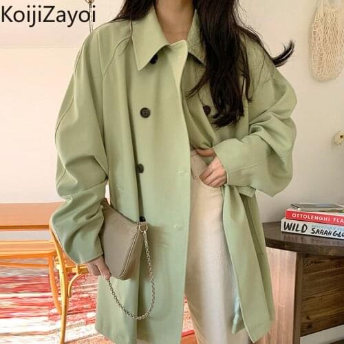 KOIJIZAYOI Women's Long Trench Coats