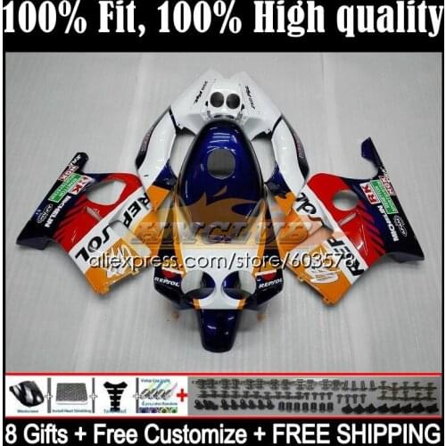 Injection Body For HONDA CBR 250RR 250CC CBR250RR 1988 1989 40CL.0 CBR 250 RR CC MC19 CBR250 RR 88 89 OEM Fairings Repsol Green