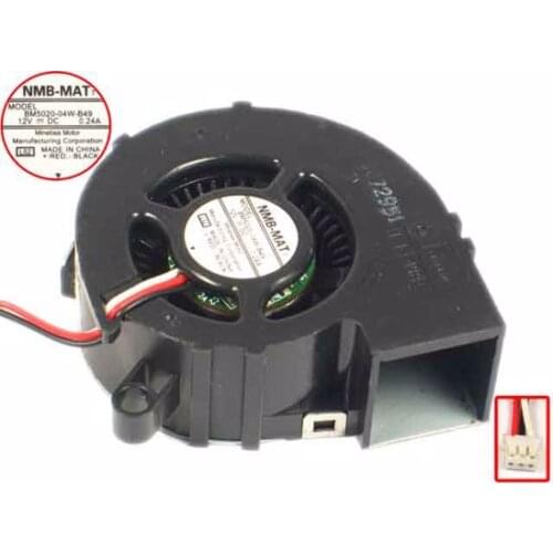 NMB-MAT BM5020-04W-B49 L52 DC 12V 0.24A 50x50x20mm Server Cooling Fan