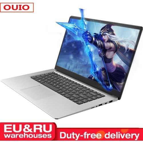 2021 New 15.6 inch 8G RAM 128G 256G 512G 1TB SSD Laptop With 1920*1080 IPS Intel Quad Core Windows 10 Office Student Computer
