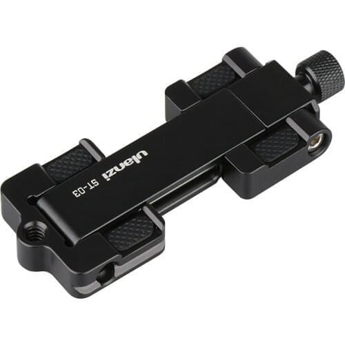 New Ulanzi Aluminium Mobile Tripod Mount with Hot Shoe Mount for Boya Rode VideoMicro Microphone , 1/4'' Tripod Clamp for iPhone