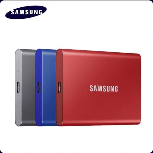 Original Samsung SSD 1TB T7 portable External Solid State Drives 500GB 1TB 2TB Type-C USB 3.2 Gen2 compatible for laptop