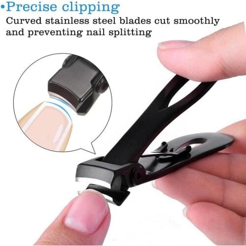 Professional Nail Clippers For Family Thick Toenail Fingernail Trimming Stainless Steel Manicure Nipper Cutter Tool