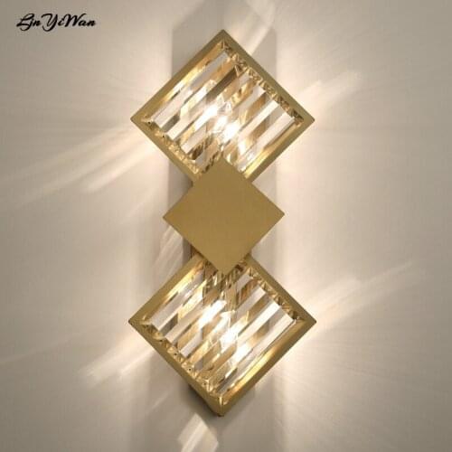 Luxury corridor wall lamp living room TV background wall lamp bedroom bedside lamp aisle decorative wall lamp