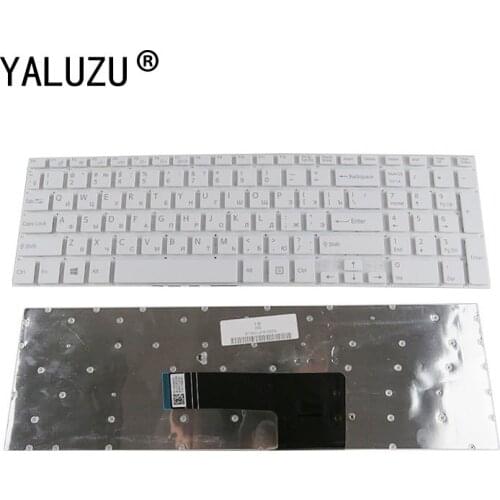 YALUZU Russian RU keyboard For Sony VAIO svf152c29v Fit 15 SVF152A29V SVF152A29M SVF15A SVF15E SVF153A1YV white laptop SVF15