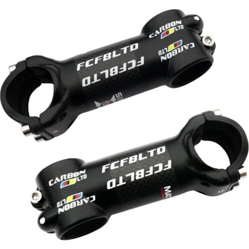 FCFB Alloy + 3k Carbon 6 Degree Stem Mountain Bike Road Bike Stem Frok 28.6mm Bar 31.8mm 60/70/80/90/100/110/120mm