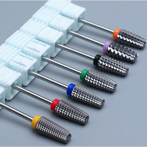 1pcs Carbide Nail Drill Bit Milling Cutters For Electric Manicure Machine Nails Accessories Remove Gel Tools