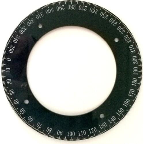 Acrylic Dial Dividing Ring/0-360 Degrees/Mechanical Arm/ Robot/ Car Milling /Carving Machine Modification