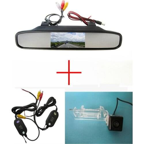 Wirelelss Auto WIFI camera CCD car Rear view camera with 4.3inch Color LCD view Monitor for Merecedes-Benz SMART R300/350