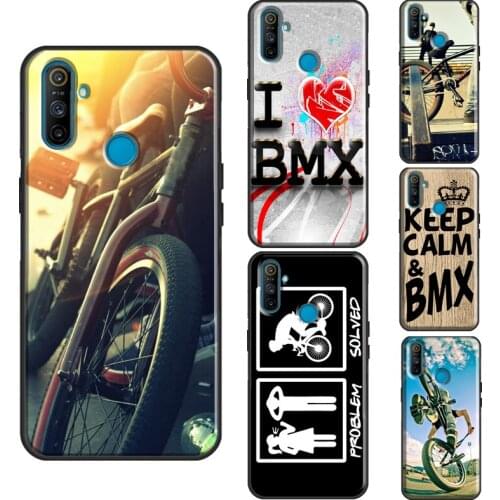 Love BMX Bike Sports Case For OnePlus 8T 7T Nord 7 8 9 Pro Cover For Realme C3 C15 C21 7i Q3 6 7 8 Pro GT Neo