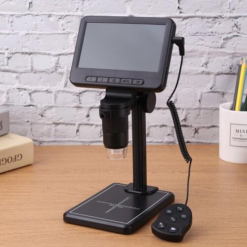 WiFi Digital Microscope Electronic HD 1000X Magnifier Tool with Aluminum Alloy LED Light Bracket Digital Microscope