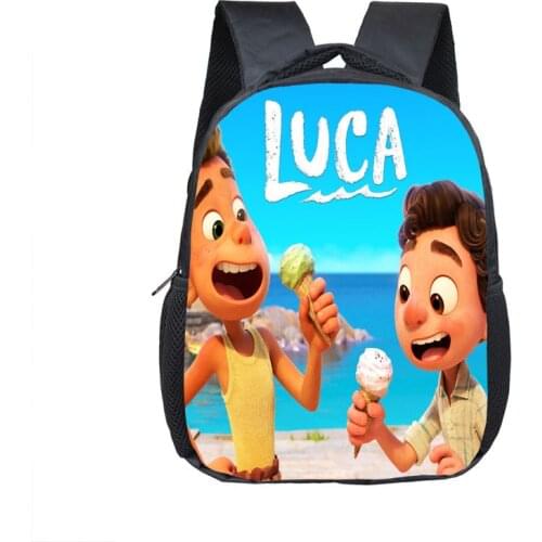 Anime Disney Luca Kids School Bags Anime Backpack for Boys Girls Children Movie Luca Toys 12 Inch Bags Kids Christmas Gifts