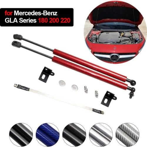 For Mercedes Benz GLA Series 180 200 220 2x Auto Front Hood Bonnet Modify Gas Struts Lift Support Shock Damper Absorber