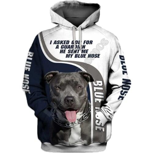 Blue Nose 3D Hoodies Printed Pullover Men For Women Funny Sweatshirts Fshion Christmas Sweater Drop Shipping 07