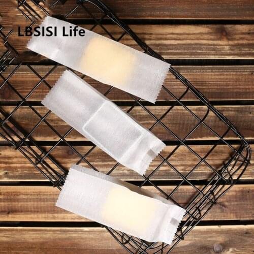 LBSISI Life 100pcs Thicker Drawing Pineapple Cake Nougat Candy Hot Seal Bags Energy Cheese Food Cookie Package Bags