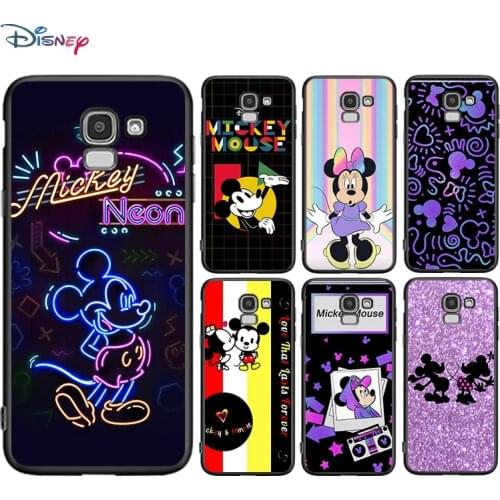 Disney Cartoon Fashion Minnie Mickey Mouse For Samsung Galaxy J2 J3 J4 Core J5 J6 J7 J8 Prime Duo Plus TPU Silicone Phone Case