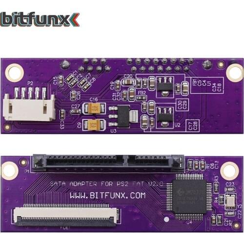 Bitfunx SATA Adapter Upgrade Board for SONY Playstation 2 PS2 IDE Original Network Adapter