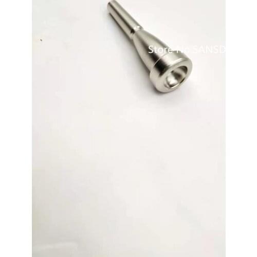 SAIDESEN Bb Trumpet Mouthpiece 1.5C 3C 5C 7C Silver Plated High Quality Nozzle