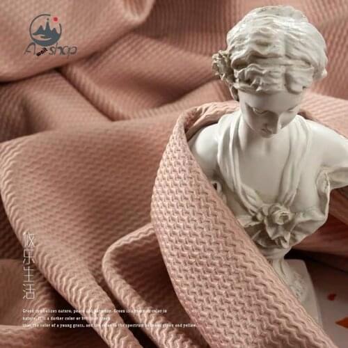 Nordic w pattern high-precision shading modern minimalist home decoration customization Curtains for Living dining room bedroom