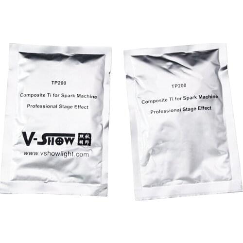 Ti Powder 200g/bag 30 Bags For Cold Spark Firework Machine Wedding Sparkular Machine MSDS Powder Certification