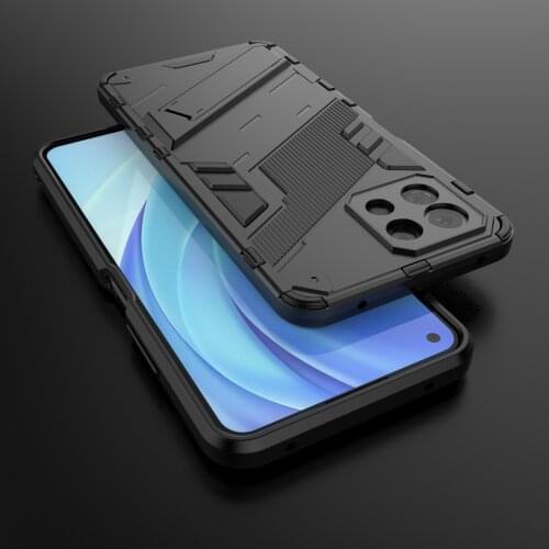 Slim Armor Shockproof Phone Case For Xiaomi Redmi Note 10 9 Pro Max Mi 11 Lite Ultra Poco M3 X3 NFC 9S Stand Holder Cover Fundas