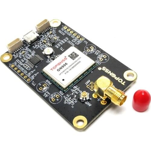 TOPGNSS RTK GPS module+ antenna UAV UGV RTK high precision ZED-F9P module GNSS board Output RTCM NMEA0183 RTCM TOP906