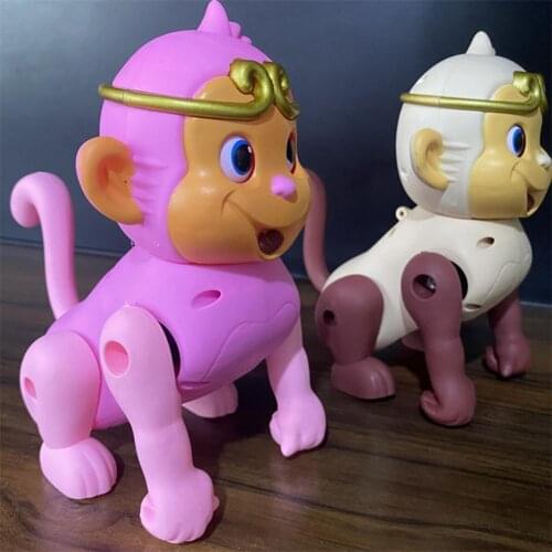 Vivid Movable Tail Novelty Monkey Gymnastics Toy Colorful Monkey Toy Cartoon for Souvenir